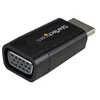 Image de StarTech.com Adaptateur Compact HDMI vers VGA - Convertisseur Vidéo HDMI vers VGA - 1920 x 1280 / 1080p - Adaptateur vidéo - HDMI mâle pour HD-15 (VGA) femelle - 4.5 cm - noir - actif - pour P/N: DKT30CSDHPD3, SV211HDUC, SV221HUC4K