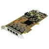 Image de Startech Carte D'extension Pci-e Gigabit Ethernet 4 Ports Power Over Ethernet