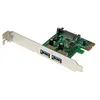 Image de Startech Carte Contrôleur PCI Express (PCIe) vers 2 ports USB 3.0 avec UASP - Adaptateur PCIe 2x USB 3.0 - Alimentation SATA - Adaptateur USB - PCI Express x1 - USB 3.0 x 2 - pour P/N: CFASTRWU3, ST3300GU3B, ST4300U3C1, ST4300U3C1B, ST7300U3M, ST7300USBM