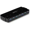 Image de StarTech Hub SuperSpeed (USB-B, 7 ports), Station d’accueil + hub USB, Noir