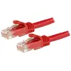 Image de StarTech 5m Rouge Cat6 Patch Cable (UTP, CAT6, 5 m), Câble réseau