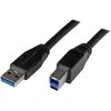 Image de StarTech Câble USB 3.0 SuperSpeed A vers B 1m - St/St - Câble de connexion USB 3.0 (1 m, USB 3.2 Gen 1), Câble USB