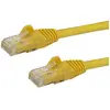 Image de StarTech Câble patch jaune Snagless Cat6 UTP de 1 mètre - Approuvé ETL - N6PATC1MYL (UTP, CAT6, 1 m), Câble réseau