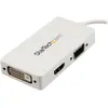 Image de StarTech Adaptateur Mdp To Vga/Dvi/Hdmi (HDMI, VGA, 10 cm), Adaptateur données + vidéo, Blanc