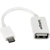 Image de StarTech Micro USB - USB OTG (0.12 m, USB 2.0), Câble USB