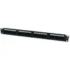 Image de StarTech Panneau De Brassage 24 Ports 1u Cat6, Serveur : accessoires, Noir