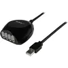 Image de StarTech USB A - 4 x USB A (USB-A, 4 ports), Station d'accueil + hub USB, Noir