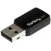 Image de StarTech Adaptateur USB Mini Wireless-Ac (USB, USB 2.0), Adaptateur réseau, Noir