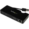 Image de StarTech Mini station d'accueil pour ordinateur portable (USB-A, 1 portion), Station d’accueil + hub USB, Noir