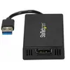 Image de StarTech.com Adaptateur vidéo multi-écrans USB 3.0 vers DisplayPort 4K - Carte graphique externe certifié DisplayLink - Ultra HD 4K - M/F - Adaptateur USB / DisplayPort - Conformité TAA - USB type A (M) pour DisplayPort (F) - USB 3.0 - 9 m - support 4