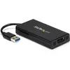 Image de StarTech USB 3.0 TO DISPLAYPORT - 4K (USB 3.0, 9 cm), Adaptateur données + vidéo, Noir