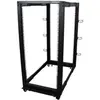Image de StarTech.com Rack de serveur réglable à cadre ouvert 25U 4 montants - Bâti rack avec roulettes et gestion de câbles (4POSTRACK25U) - Rack cadre ouvert - noir - 25U - pour P/N: CABSCREWM5B, CABSCREWSM5, CABSCREWSM5B, CABSCREWSM62, CABSCREWSM6B, CABSCRW