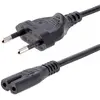 Image de StarTech Cordon D'Alimentation De 1 M, De La Fiche Eu à La Fiche C7 (1 m), Câble d'alimentation, Noir