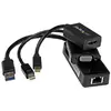 Image de StarTech 3-in-1 Surface Pro Adapter Kit (Ethernet / LAN, HDMI, VGA, 7.62 cm), Adaptateur données + vidéo, Noir