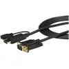 Image de StarTech Câble Adaptateur HDMI à VGA De 3 Pieds (0.90 m), Câble vidéo, Noir