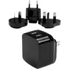 Image de StarTech Chargeur USB 2 ports / Adaptateur secteur - Chargeur 2 ports 17 Watt / 3.4 Amp - Chargeur de voyage (17 W, 2 ports), Chargeur USB, Noir