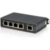 Image de StarTech Industrial 5 Port Fast Ethernet Switch (5 ports), Switch réseau, Noir
