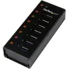 Image de StarTech Hub 7 ports USB 3.0 (USB-B, 7 ports), Station d’accueil + hub USB, Noir