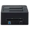 Image de StarTech.com Dock Disque Dur USB 3.0 2 Baies, Docking Station SATA/IDE - Contrôleur de stockage - 2.5" , 3.5" - ATA / SATA 6Gb/s - USB 3.0 - noir - pour P/N: SVA12M5NA