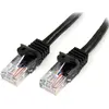 Image de StarTech Câble Patch 5e Black Cat 2m (UTP, CAT5e, 2 m), Câble réseau