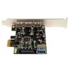 Image de StarTech.com Carte contrôleur PCI Express à 4 ports USB 3.0 - 3 externes 1 interne - Adaptateur PCIe USB avec UASP - Adaptateur USB - PCIe 2.0 profil bas - USB 3.0 x 4 - pour P/N: CFASTRWU3, ST1030USBM, ST43004UA, ST4300MINI, TB31PCIEX16
