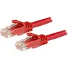 Image de StarTech Câble Patch Cat6 Rouge 1m (U/UTP, CAT6, 1 m), Câble réseau