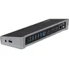 Image de StarTech Usb3dockh2dp (USB-B, 6 ports), Station d’accueil + hub USB, Argent, Noir