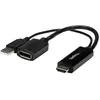 Image de StarTech ADAPTATEUR HDMI VERS DP 1.2 - 4K (USB, 25.50 cm), Adaptateur données + vidéo, Noir