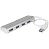 Image de StarTech Hub USB 3 4 ports (USB-A, 4 ports), Station d’accueil + hub USB, Blanc, Argent
