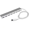 Image de StarTech 7 PORT COMPACT USB 3.0 HUB (USB-A, 7 ports), Station d’accueil + hub USB, Blanc, Argent