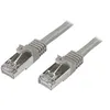 Image de StarTech.com Câble réseau Cat6 blindé SFTP sans crochet de 50 cm - Cordon Ethernet RJ45 anti-accroc - Câble patch Mâle / Mâle - Gris - Cordon de raccordement - RJ-45 (M) pour RJ-45 (M) - 50 cm - SFTP - CAT 6 - moulé, sans crochet - gris