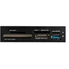 Image de Startech Lecteur multi-cartes interne USB 3.0 avec support UHS-II - Lecteur de cartes mémoire - SD / Micro SD / MS / CF - Lecteur de carte - 3,5 po (CF I, CF II, MS, MS PRO, MMC, SD, MS Duo, MS PRO Duo, miniSD, microSD, SDHC, MS Micro, microSDHC, SDXC, M