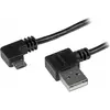 Image de StarTech Câble micro USB avec connecteurs à angle droit - mâle/mâle - 2m - USB A vers Micro B Ansc... (2 m, USB 2.0), Câble USB