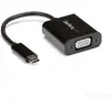 Image de StarTech Adaptateur USB-C To VGA (VGA, 18 cm), Adaptateur données + vidéo, Noir