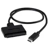 Image de StarTech.com Adaptateur USB 3.1 (10 Gb/s) pour disque dur SATA III de 2,5" avec USB-C et UASP (USB31CSAT3CB) - Contrôleur de stockage - 2.5" , 3.5" - SATA 6Gb/s - USB 3.1 (Gen 2) - noir