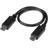 Image de StarTech 20cm Câble USB OTG - Micro USB vers Micro USB - Câble adaptateur USB OTG - St/St. (0.20 m, USB 2.0), Câble USB