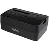 Image de StarTech.com Station d'accueil USB 3.1 (USB-A, USB-C) ou eSATA pour disque dur / SSD SATA de 2,5"/3,5" - Câbles USB-A et USB-C intégrés - Station d'accueil HDD - baies : 1 - 2.5" , 3.5" - SATA 6Gb/s - eSATA, USB 3.1 (Gen 2) - noir