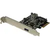 Image de StarTech Carte PCIe 2 ports USB 3.1 (10Gbit/s) - USB-A, 1x externe, 1x interne - PCI Express - Supporte UASP, Contrôleur SATA