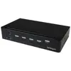 Image de Startech Switch KVM USB HDMI à 4 ports - Commutateur écran clavier souris HDMI avec hub USB 3.0 intégré - 1080p (SV431HDU3A2) - Commutateur écran-clavier-souris/USB - 4 x KVM / audio / USB + 3 x SuperSpeed USB - 1 utilisateur local - Montable sur rac