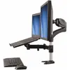 Image de StarTech One Touch (Tables, 27", 8 kg), Support de moniteur, Argent, Noir