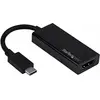 Image de StarTech USB-C vers (HDMI, 15 cm), Adaptateur données + vidéo, Noir