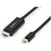 Image de StarTech MDP TO HDMI CABLE - 4K 30HZ (3 m), Câble vidéo, Noir