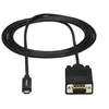 Image de StarTech.com Câble USB C vers VGA de 2m - Adaptateur Vidéo Actif USB Type C vers VGA 1920x1200/1080p - Compatible TB3 - Ordinateur Portable vers Écran/Projecteur VGA - DP Alt Mode HBR2 - Câble vidéo / USB - 24 pin USB-C (M) pour HD-15 (VGA) (M) - 2 m