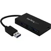 Image de StarTech HUB USB 3.0 4 PORTS AVEC C USB (USB-C, 4 ports), Station d’accueil + hub USB, Noir