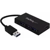Image de StarTech USB 3.0 Hub (USB-A, 4 ports), Station d’accueil + hub USB, Noir