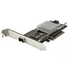 Image de Startech Carte réseau PCI Express à 1 port fibre optique 10 Gigabit Ethernet SFP+ ouvert - Chipset Intel - Adaptateur NIC PCIe - MM/SM - Adaptateur réseau - PCIe 2.0 x8 - 10GbE - 10GBase-LR, 10GBase-SR, 10GBase-LRM - noir - pour P/N: SFP10GBBXDST, SFP1