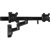 Image de StarTech Wall Mount Dual Monitor Arm (Mur, 24", 10 kg), Support de moniteur, Noir