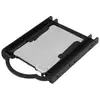 Image de StarTech.com Support de fixation pour disque dur 2,5" dans baie 3,5" - Installation sans outils (BRACKET125PT) - Adaptateur pour baie de stockage - 3,5" à 2,5" - noir - pour P/N: M2E4SFF8643, PEX4SFF8643, U2M2E125