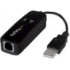 Image de StarTech USB56KEMH2 (USB, USB 2.0), Adaptateur réseau, Noir