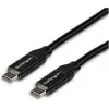 Image de StarTech Câble USB-C vers USB-C avec 5A Power Delivery - St/St - 2m - USB 2.0 - Certifié USB-IF - USB Ty... (2 m, USB 2.0, 100 W), Câble USB